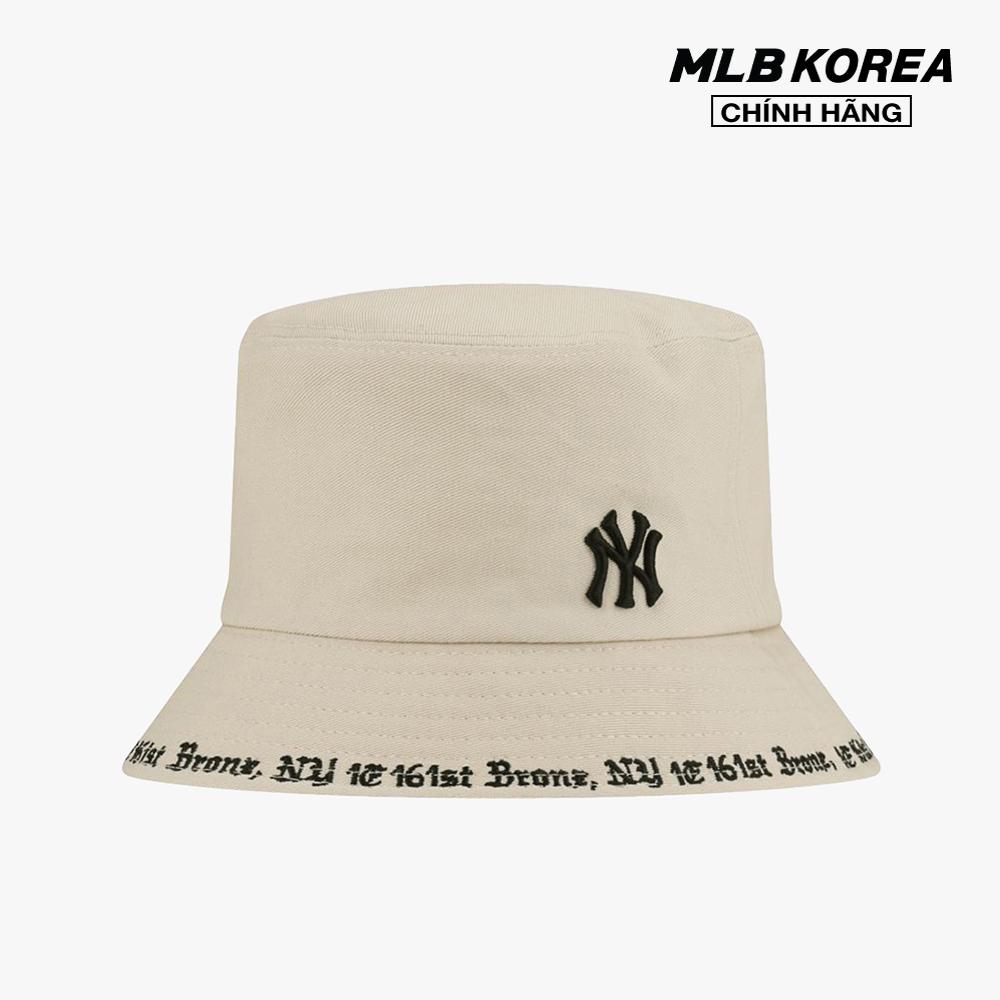 MLB - Nón bucket thời trang Gothic Lettering 3AHTHG01N