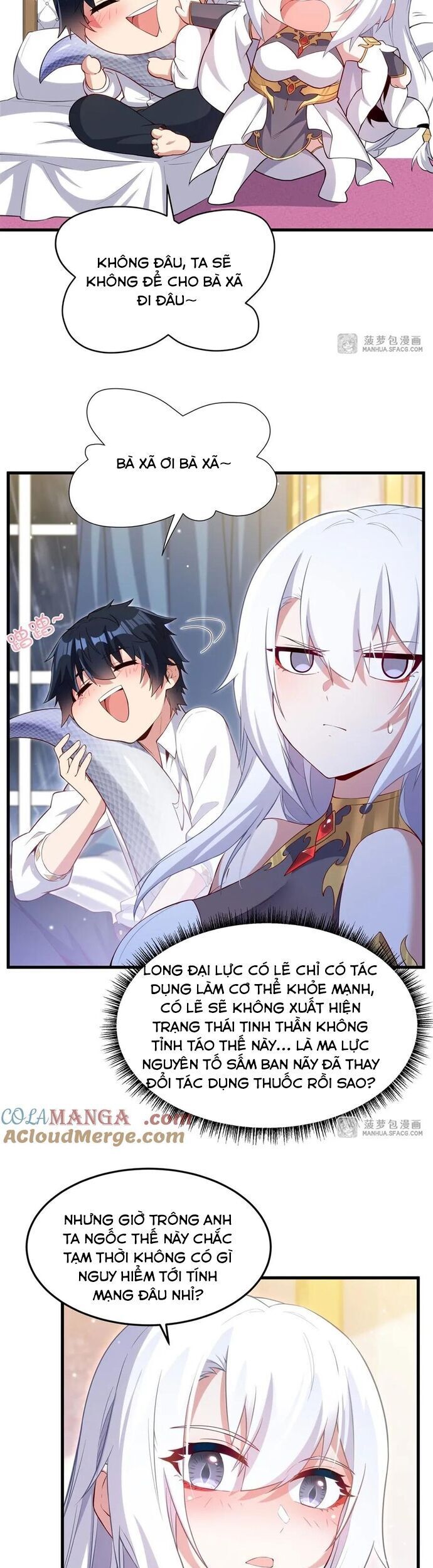 câm miệng đi ác long, ta không muốn trông trẻ với ngươi nữa! chapter 15 7