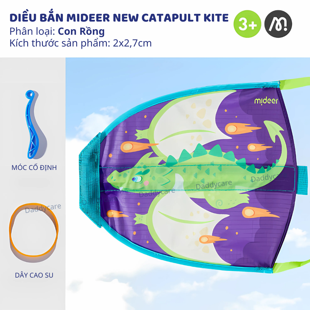 Đồ chơi bắn diều cho bé Mideer New Catapult Kite, đồ chơi thể thao vận động ngoài trời
