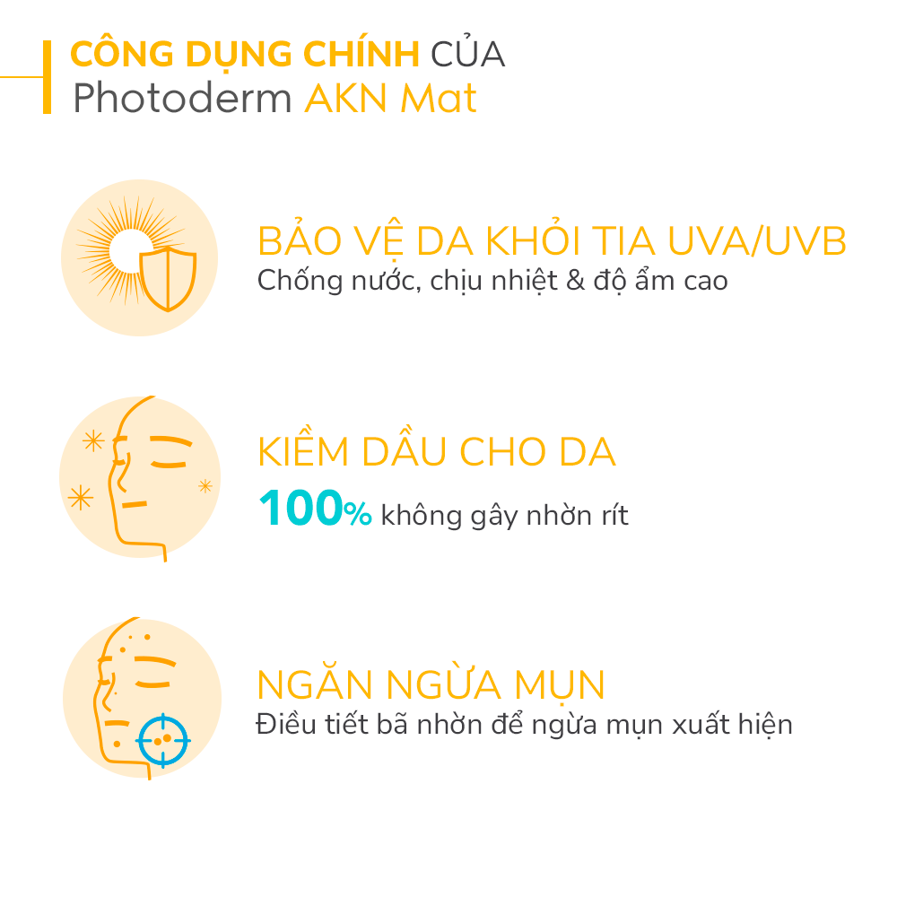 Kem Chống Nắng Da Dầu Bioderma Photoderm AKN Mat SPF 30