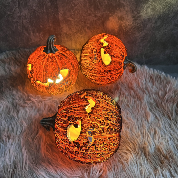 Trái bí ngô trang trí Halloween - QC008