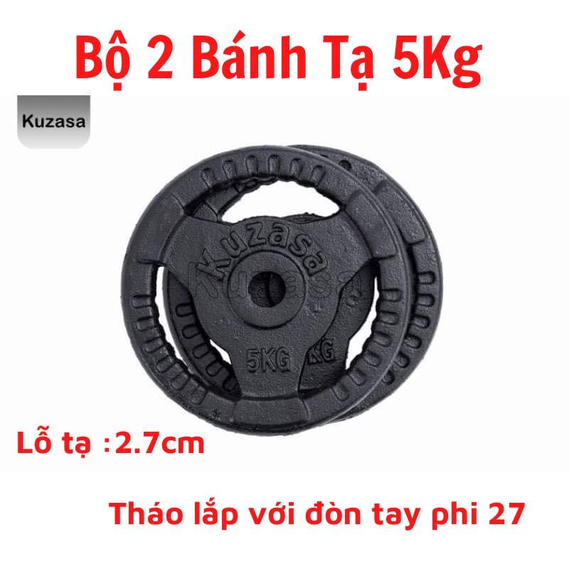 Tạ gang đen 5kg phi 27