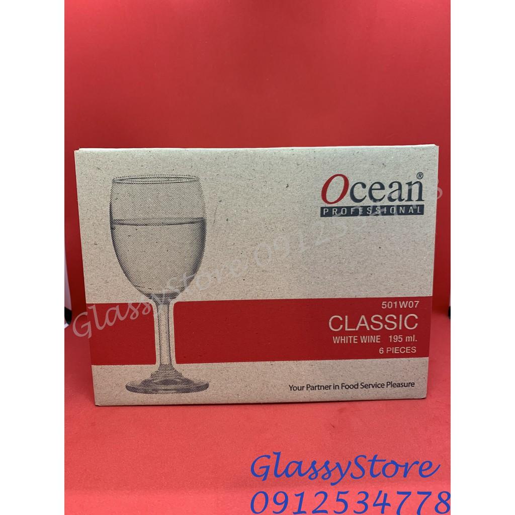 Ly rượu vang thủy tinh Ocean Classic White Wine – 1501W07 – 195ml