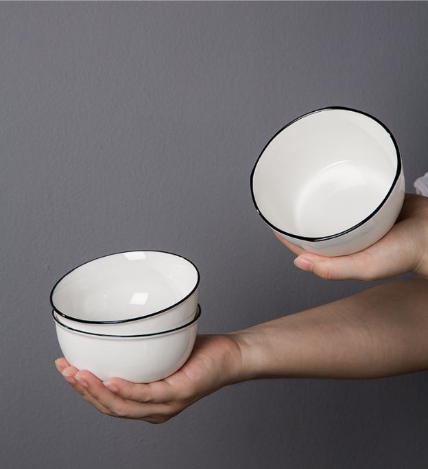 Set 22 chi tiết trắng viền đen phong cách Bắc Âu