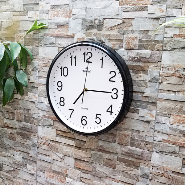 Đồng Hồ Treo Tường Cao Cấp KIM TRÔI EASTAR – Số Nổi 3D – Tặng Pin MAXELL – BH 1 Năm