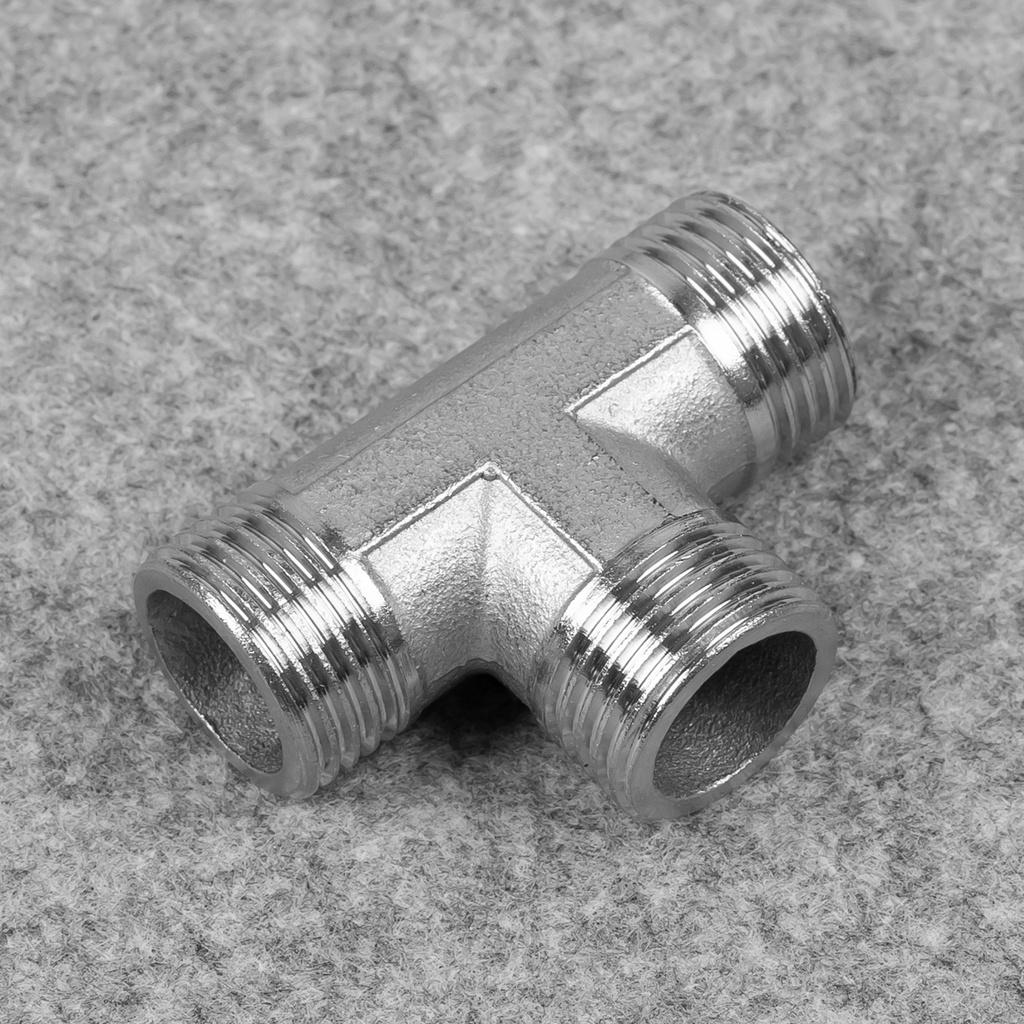 Tê ren trong ren ngoài inox 304, tê inox 3 đầu ren ngoài