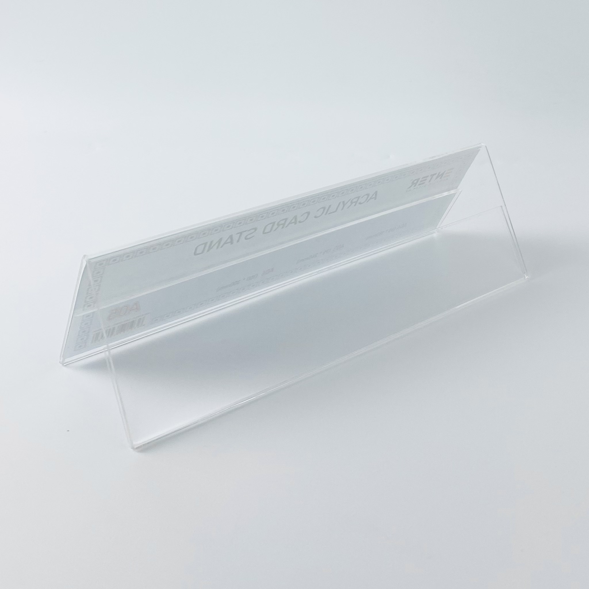 Biển chức danh, Bảng tên để bàn, Kệ mica chức vụ 2 mặt Enter A04 180x65mm nhỏ (20)