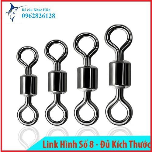 Mà ní buộc Trục câu đài, Khóa Link hình số 8 đủ các size 30 chiếc