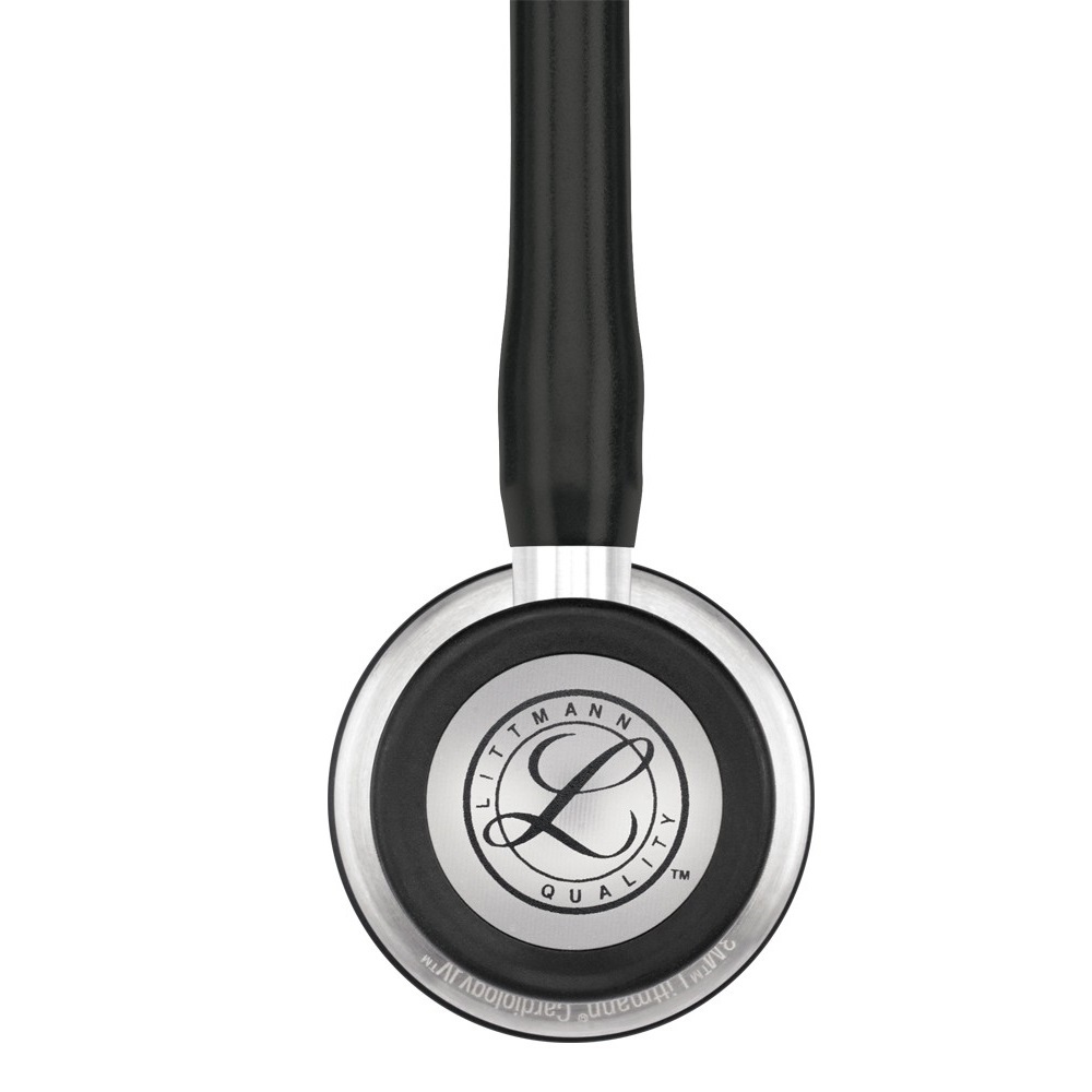 Ống nghe y tế 3M Littmann Cardiology IV, mặt nghe có lớp phủ tiêu chuẩn, dây nghe màu đen, 27 inch, 6152