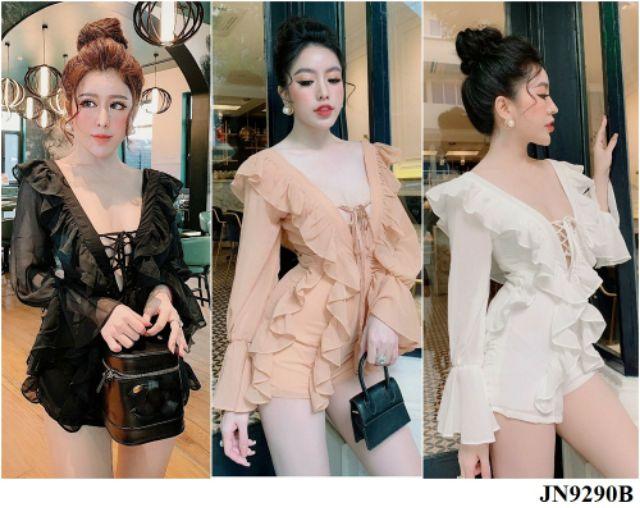 Jump cột dây hở ngực bèo rũ sexy