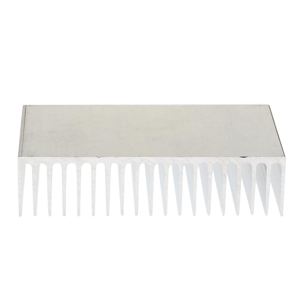 Aluminum Heatsink 100x182x45mm Cooling Radiator Cooler Fin Heat Dissipation