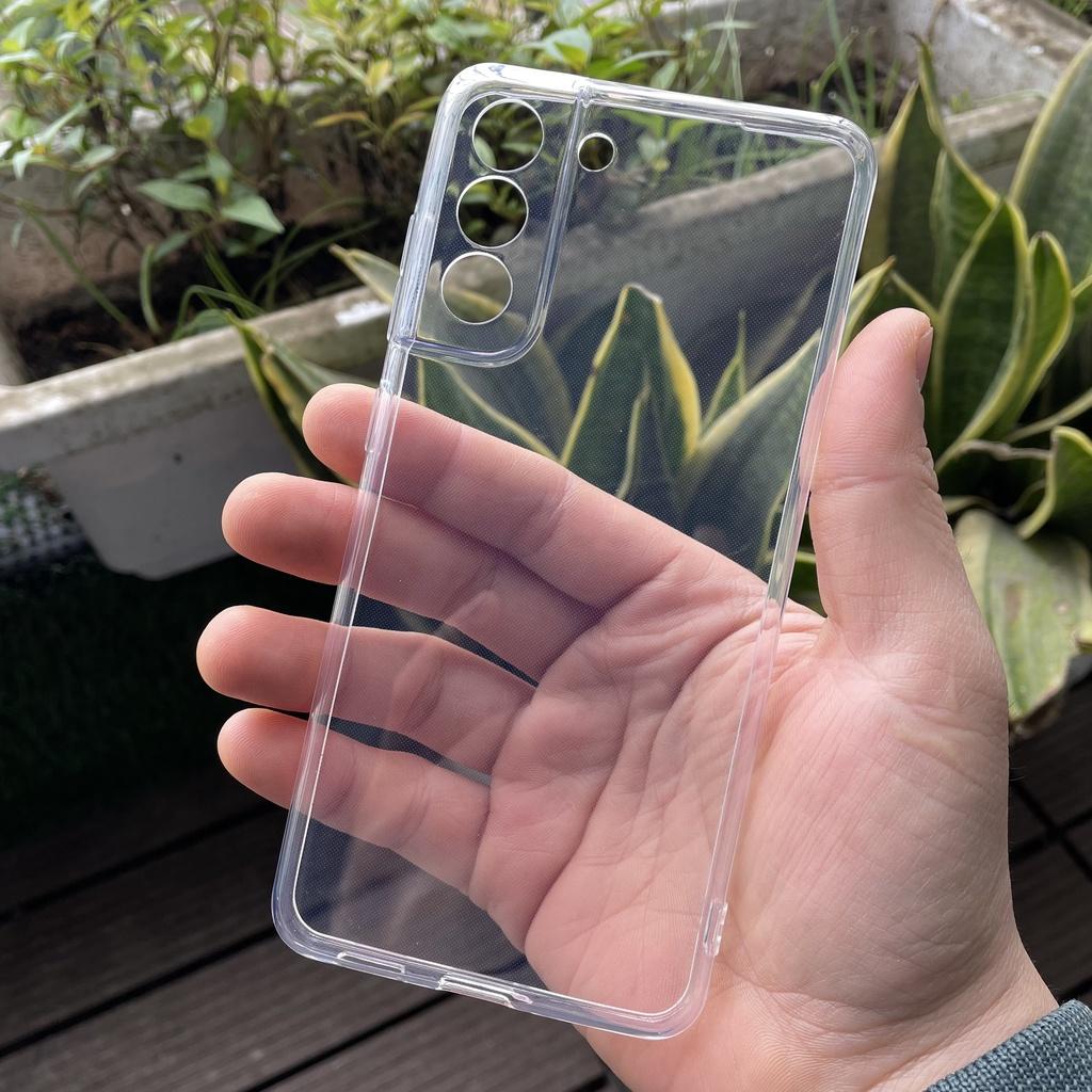 Ốp lưng silicon Gor cho Samsung Galaxy S21 Fe siêu mỏng, có gờ bảo vệ camera- Hàng nhập khẩu
