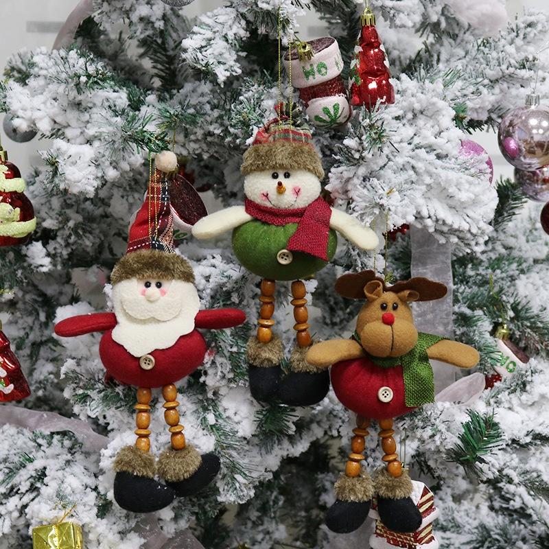Phụ Kiện Treo Trang Trí Cây Thông Giáng Sinh Hình Ông Già Noel / Người Tuyết / Tuần Lộc / Ông Già Noel