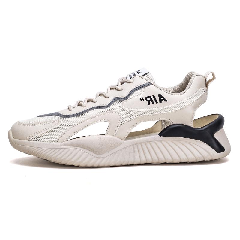 2023 Sandal Giày Sneaker Nam Mùa Hè Giày Thiết Kế Chống Trơn Trượt Thể Thao Thoáng Khí Đi Biển Cho Nam Sandalias Hombre Color: Blue Shoe Size: 44