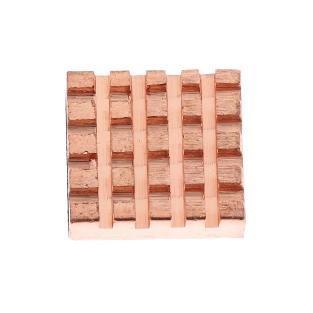 3Pcs Heat Sink 14*14*5mm/ 8*8*5mm Aluminum Heatsink Radiator+Copper Heatsink