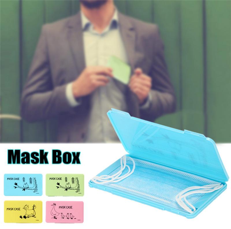 Hộp Đựng Mặt Nạ Hình Chữ Nhật Bằng Nhựa Tiện Dụng