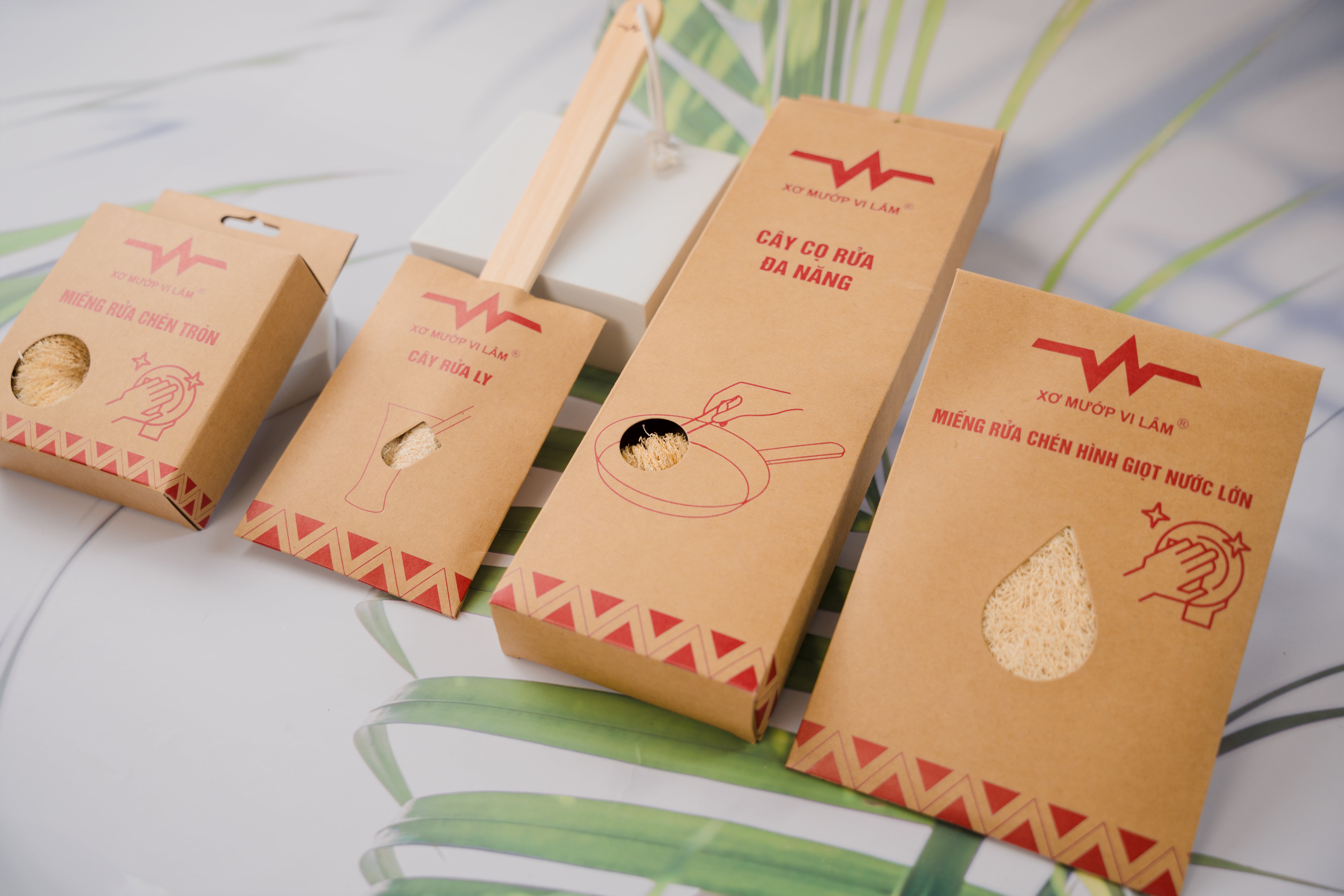Combo Bếp Sạch Mỗi Ngày Với Xơ Mướp Vi Lâm