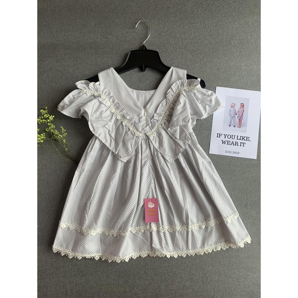 Váy bé gái chấm bi cho bé từ 10-22 kg