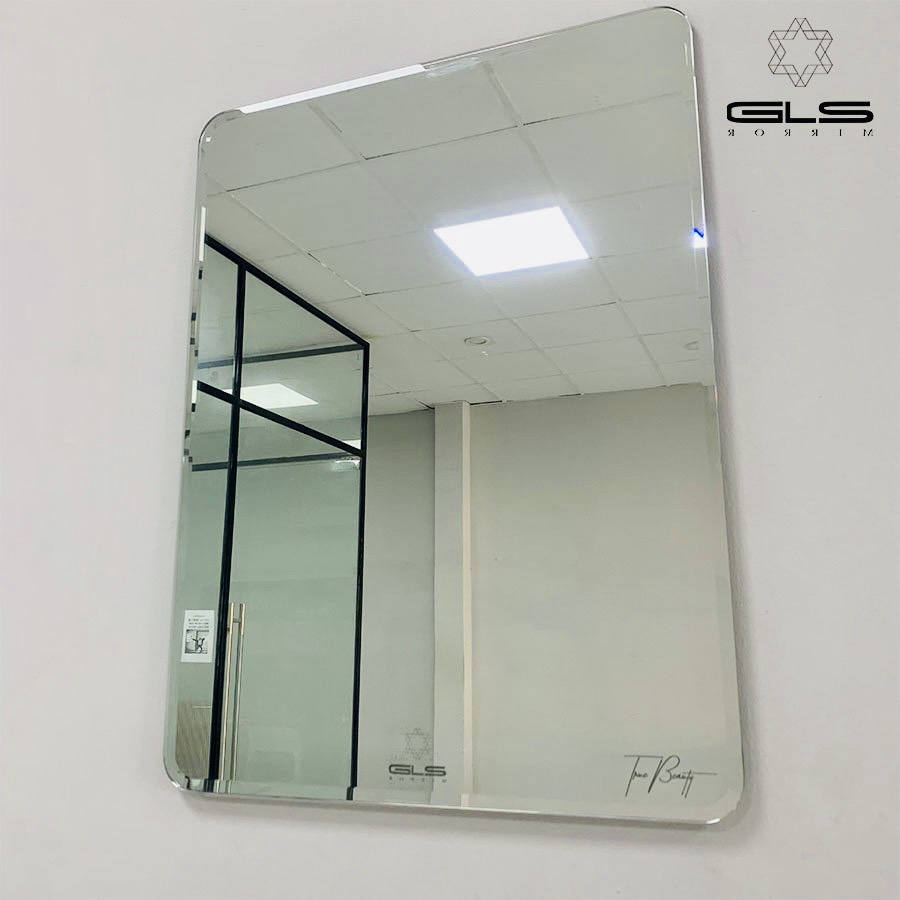 Gương soi GLS cao cấp hình chữ nhật cạnh đứng vát lá hẹ sưu tập mùa Thu 2022