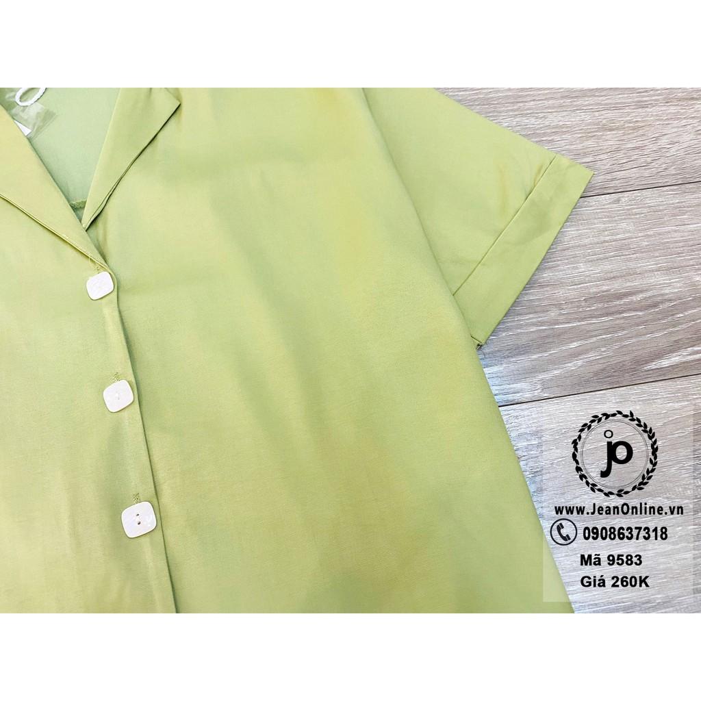 Sơ Mi Tay Ngắn Cổ Vest