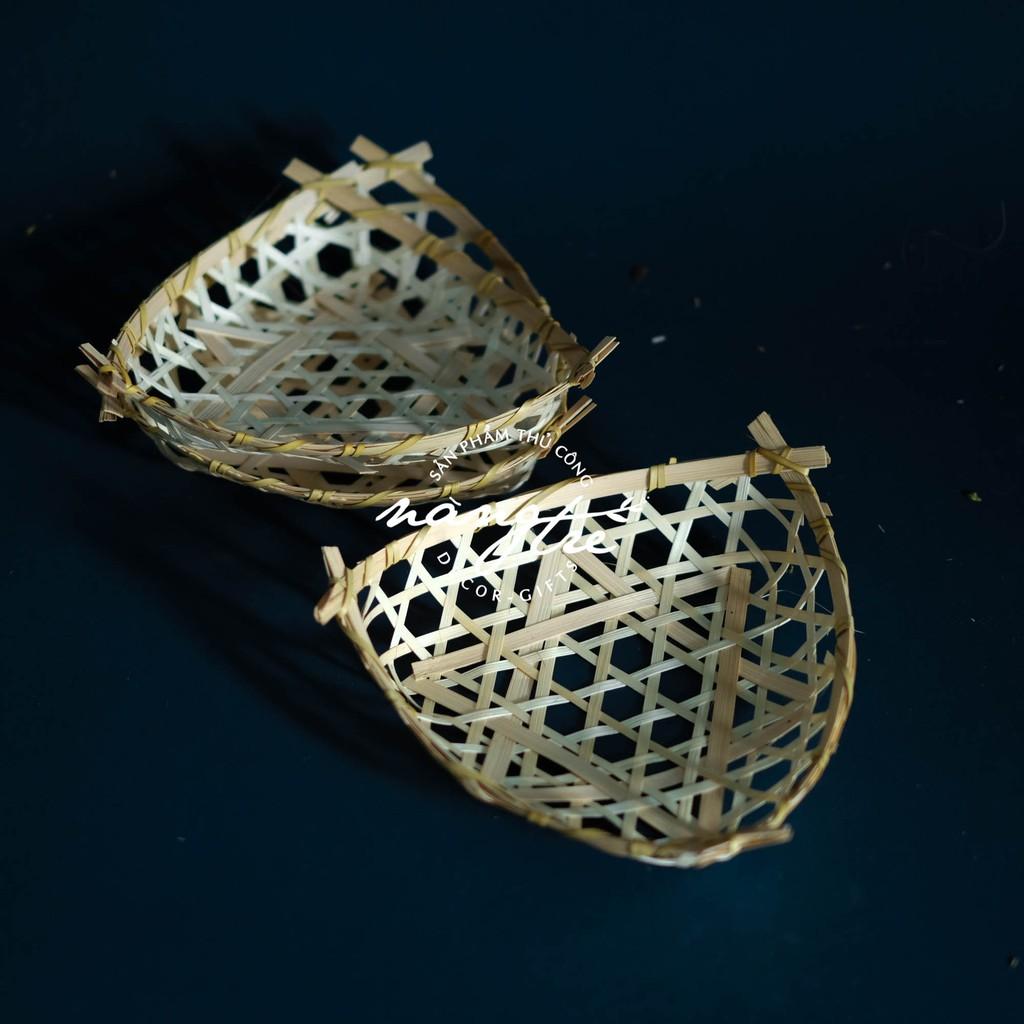 Khay đựng hoa quả, giỏ đựng bánh kẹo, giỏ decor hình tam giác