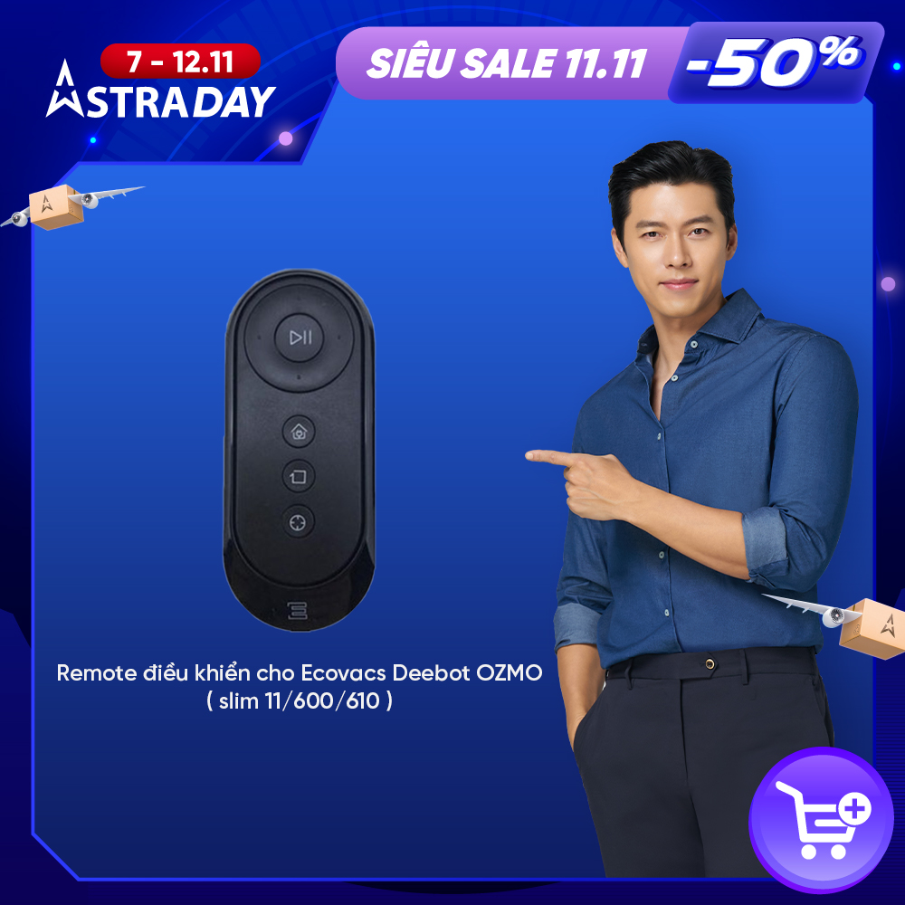 Remote điều khiển robot hút bụi Ecovacs OZMO - Hàng Chính Hãng