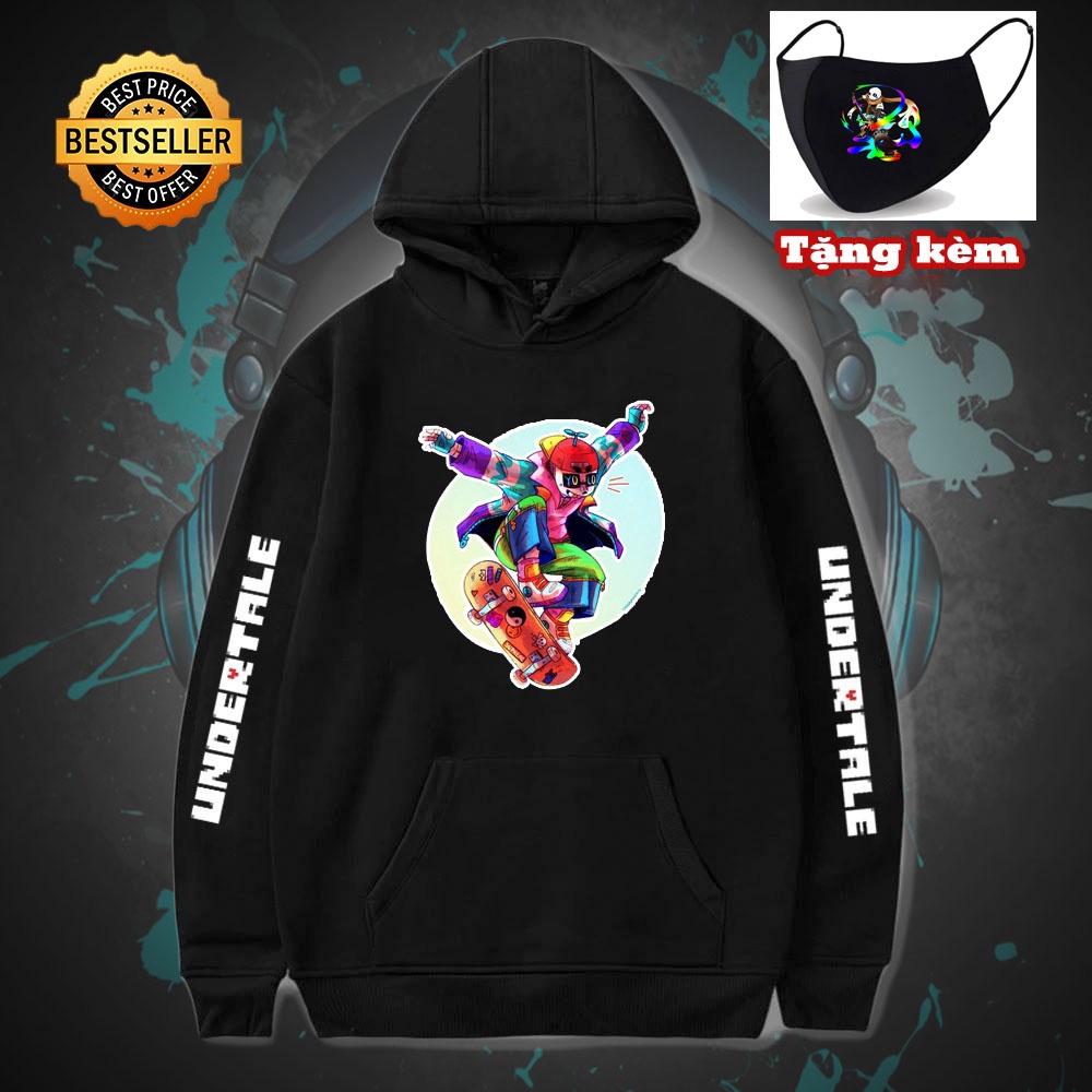 HOT BST Mẫu Áo Hoodie Sans Undertale , Skate, Color , Booyah , Fresh Ink , Fresh Ink, sieu chất