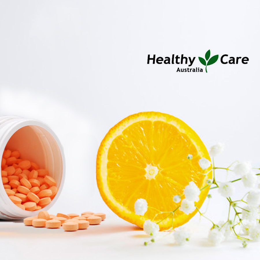 Vitamin C dạng kẹo Úc Healthy Care tăng sức đề kháng, sán da, tăng sản xuất collagen, nhanh lành bệnh - Massel Official