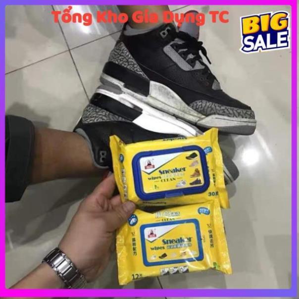 GIẤY LAU GIẦY, VỆ SINH GIÀY SNEAKER THẦN THÁNH 30 TỜ