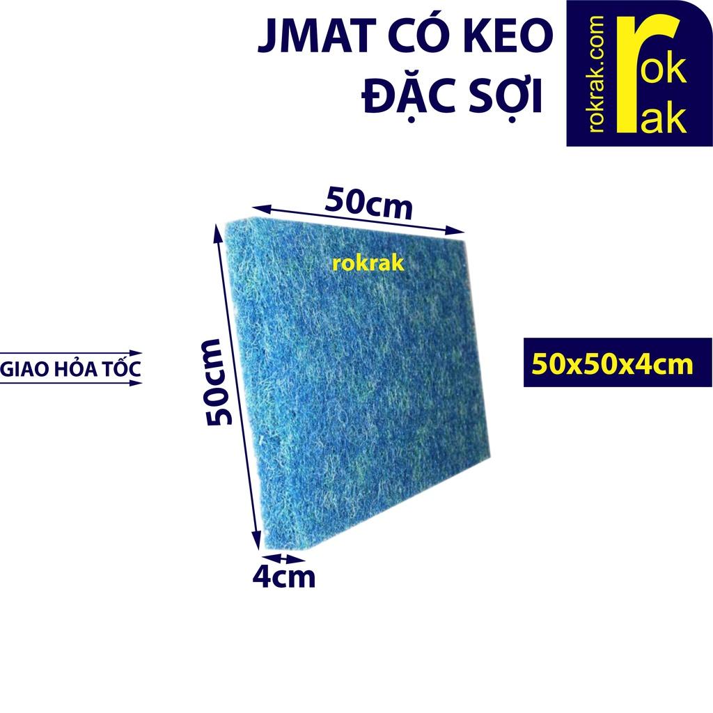 Jmat không keo / CÓ KEO - Bùi nhùi Nhật 50x50cm Vật liệu lọc bể cá