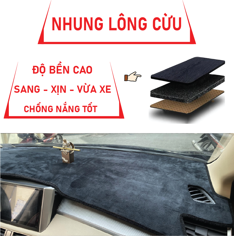 Thảm taplo Kia Seltos 2018 2019 2020 2021 2022 2023 da cacbon,da vân gỗ, tuyết nhung chống nắng cao cấp mới nhất