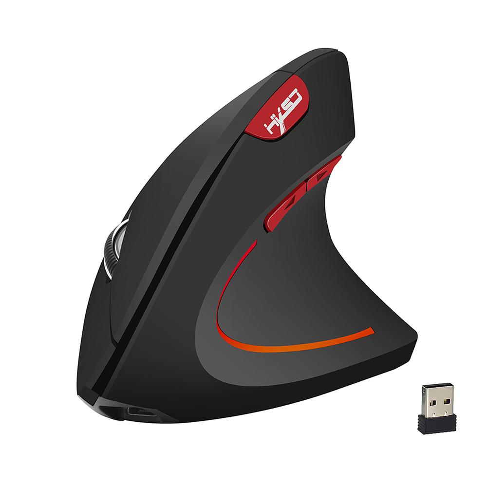 HXSJ Wireless Mouse Vertical Mice Ergonomic Rechargeable 3 DPI optional Adjustable 2400 DPI Mouse with USB charging