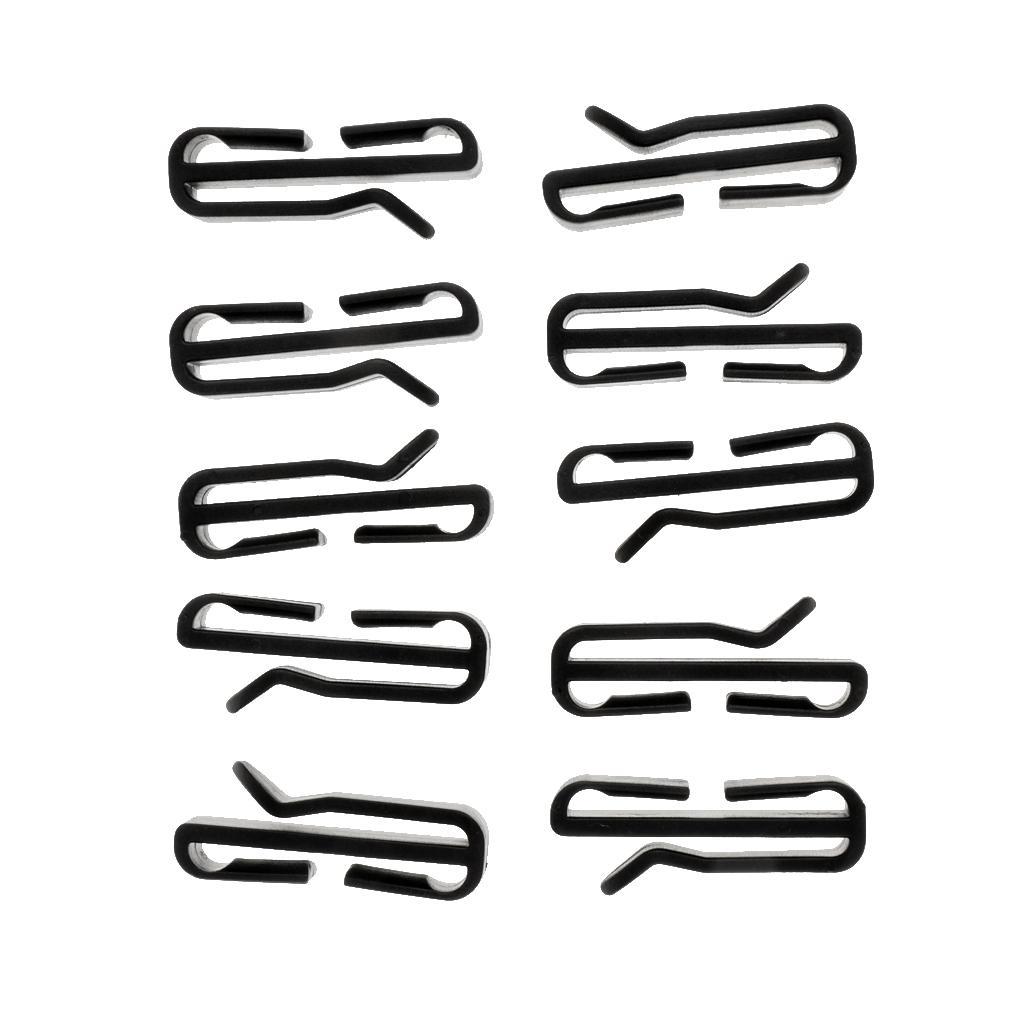 10Pcs Outdoor Molle Strap Backpack Bag Webbing Connecting Buckle Clip Fasten