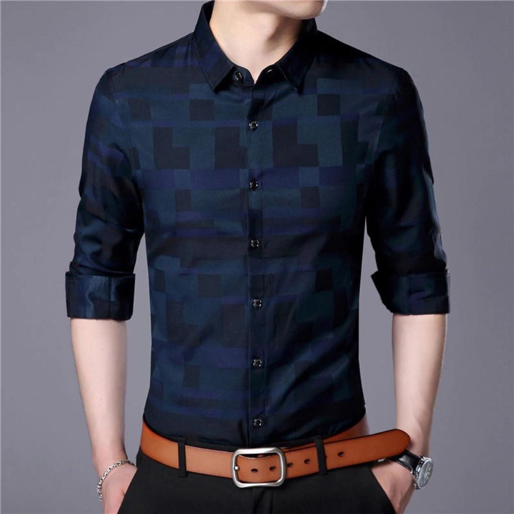 Áo Sơ Mi Nam Dài Tay In 3D Mẫu GQ02 Chất Vải Đẹp, Thoáng Mát, Tạo Cảm Giác Thoải Mái Khi Mặc