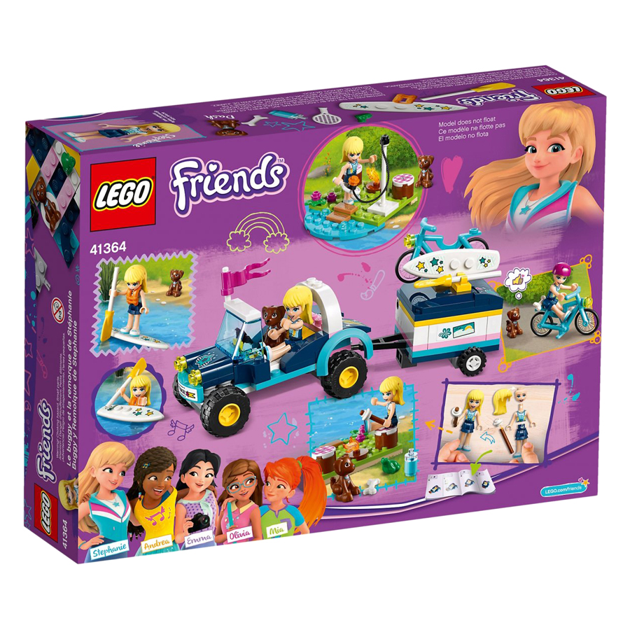 Mô hình Lego Friends - Xe Dã Ngoại Kèm Vali Kéo Của Stephanie 41364