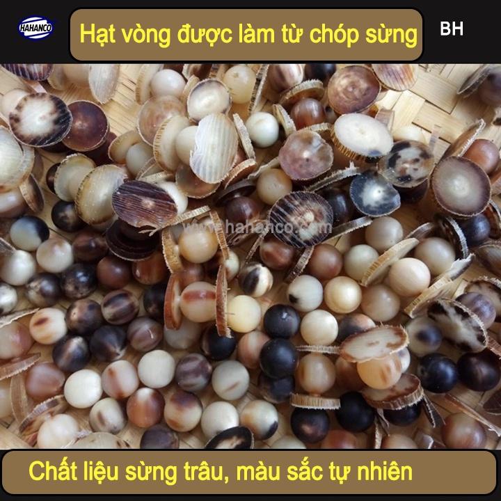 Vòng Sừng Bò Châu Phi vân nưa đuôi Hồ Lô (BH611N) Mang Đến May Mắn Cho Bạn và Gia Đình - Bracelet of HAHANCO