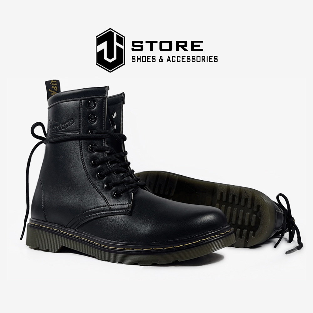 Giày Dr.Martens 1640 Da Nguyên Tấm Cao Cấp J1, Boot Cao Cổ Buộc Dây Full Size 36-44