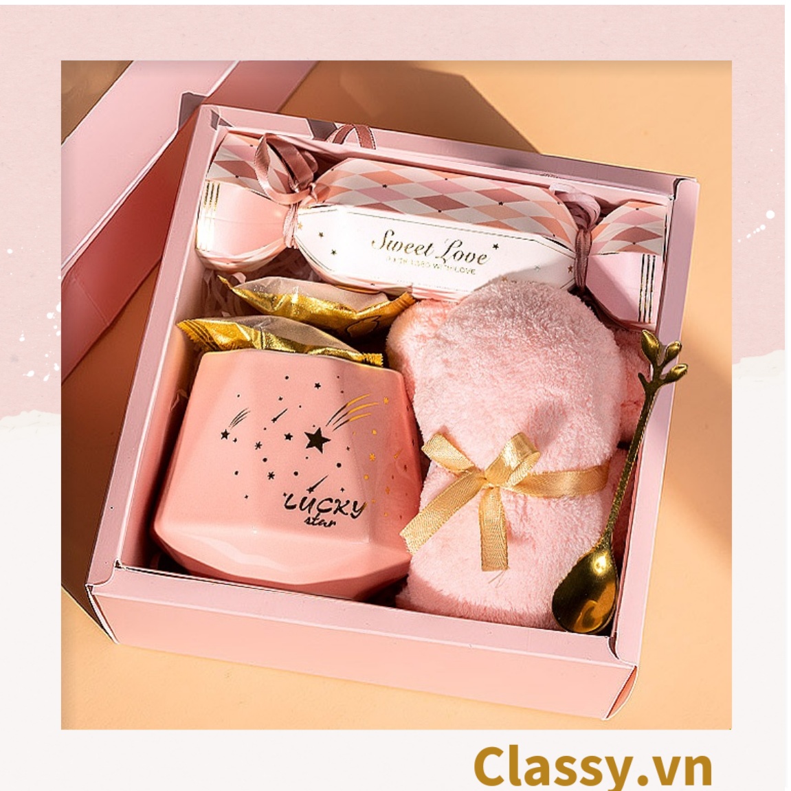 XÉ LẺ túi giấy +Hộp quà lớn quà tặng kích thước 19 * 19 * 8.5cm cho trẻ em
