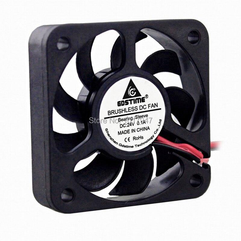 1 Quạt Tản Nhiệt Dc 24v 2pin 5cm 50mm 50x10mm