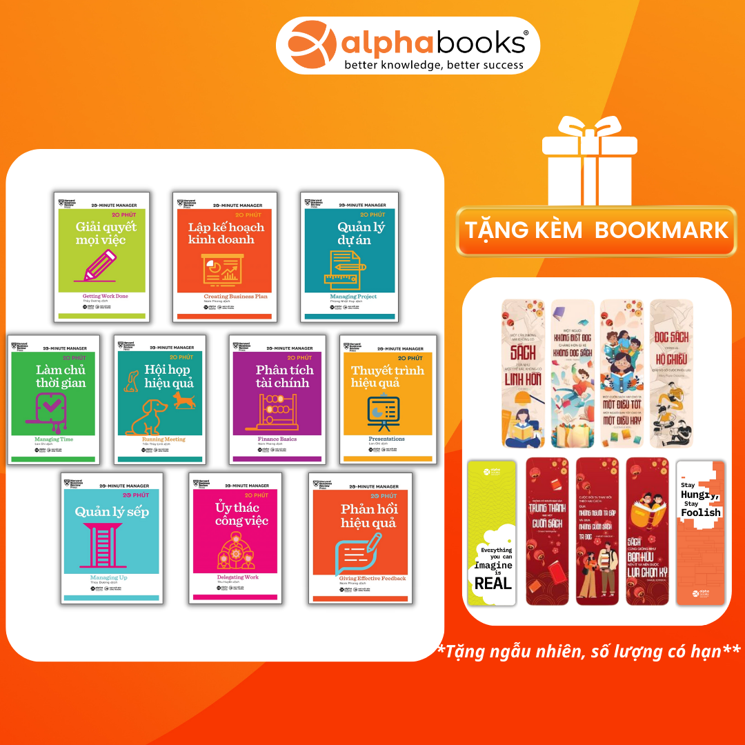 Bộ Sách 20 Phút HBR Bộ 10 Cuốn