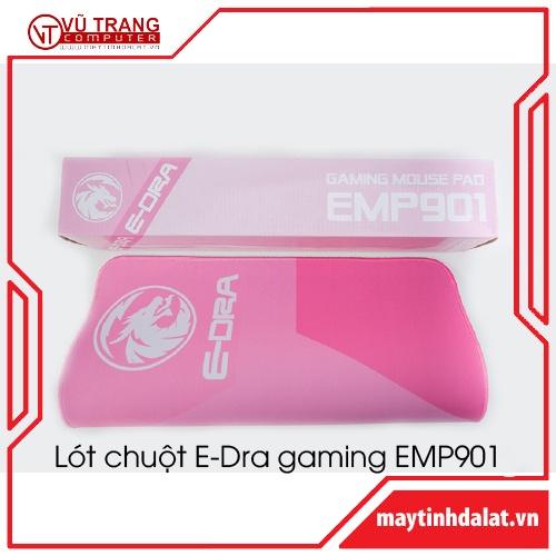 Lót chuột, pad chuột gaming E-Dra EMP901 màu hồng khổ lớn - hàng chính hãng