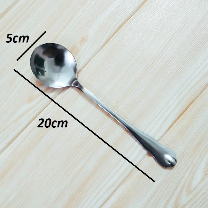 Thìa, Rĩa, Muỗng Inox Cao Cấp Dài 20CM