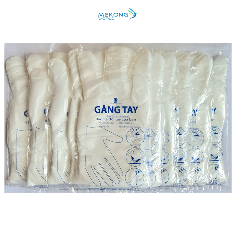 10 Bịch Găng Tay Nhựa Sinh Học