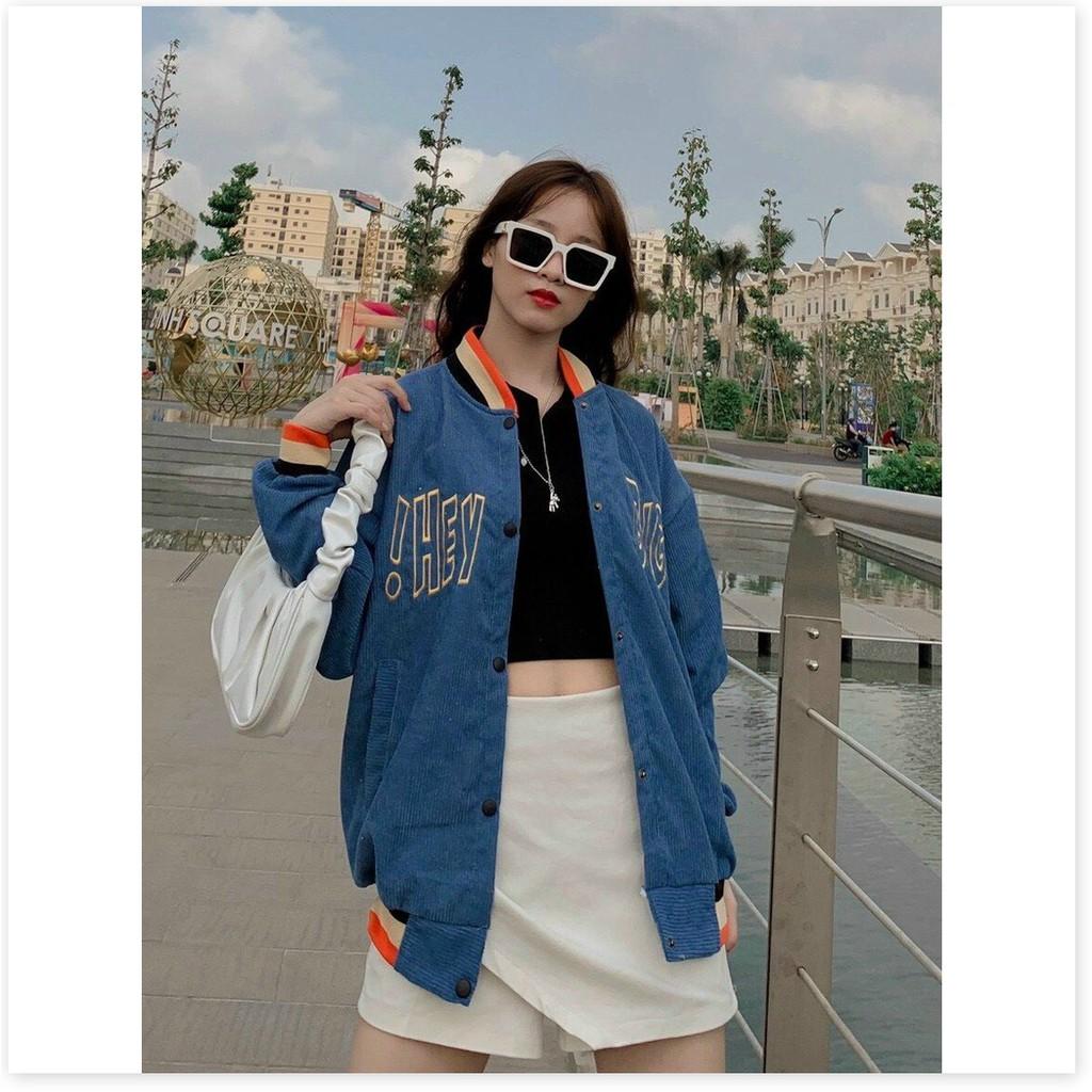 ÁO KHOÁC NỮ BOMBER UNISEX NHIỀU MÀU SẮC XINH XẮN THỜI TRANG HQ99