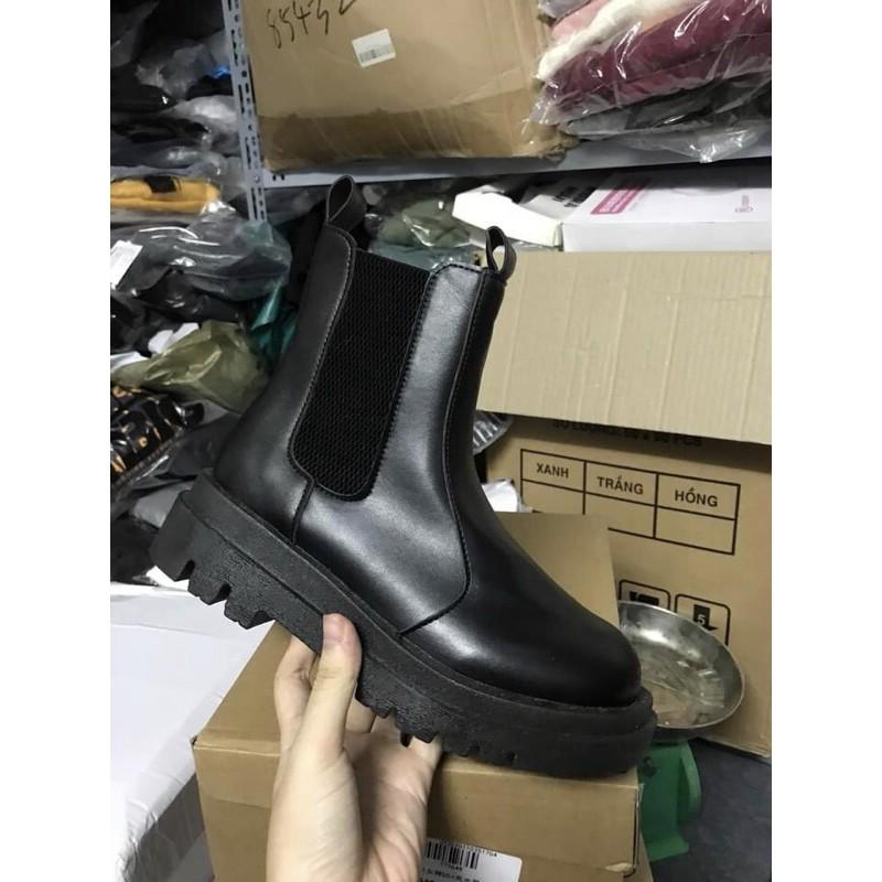 {ỎRDER-M37} BOOTS Nu không dây không khoá - co dãn boot ulzzang ullzang BOOT ĐẾ CHIẾN BINH