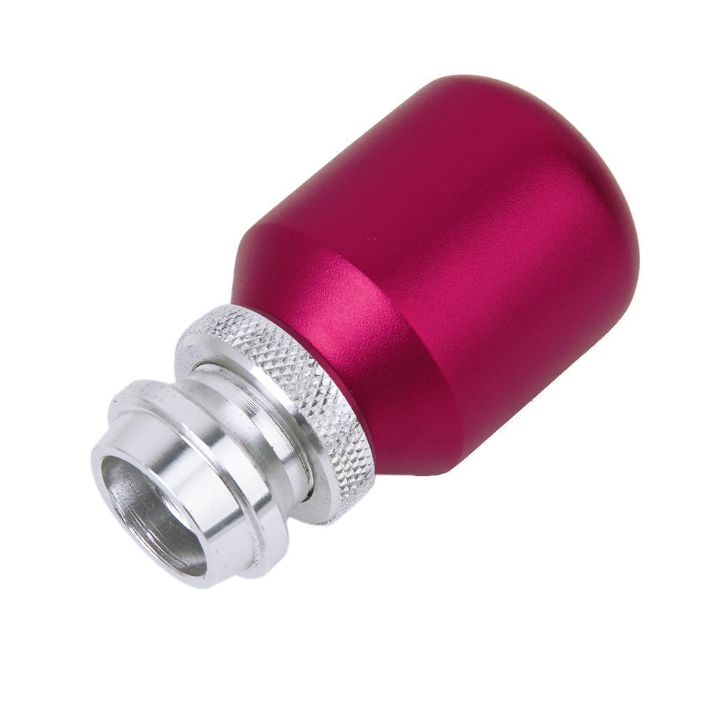 Universal Aluminum Alloy Car Gear Stick Knob - Rose Red