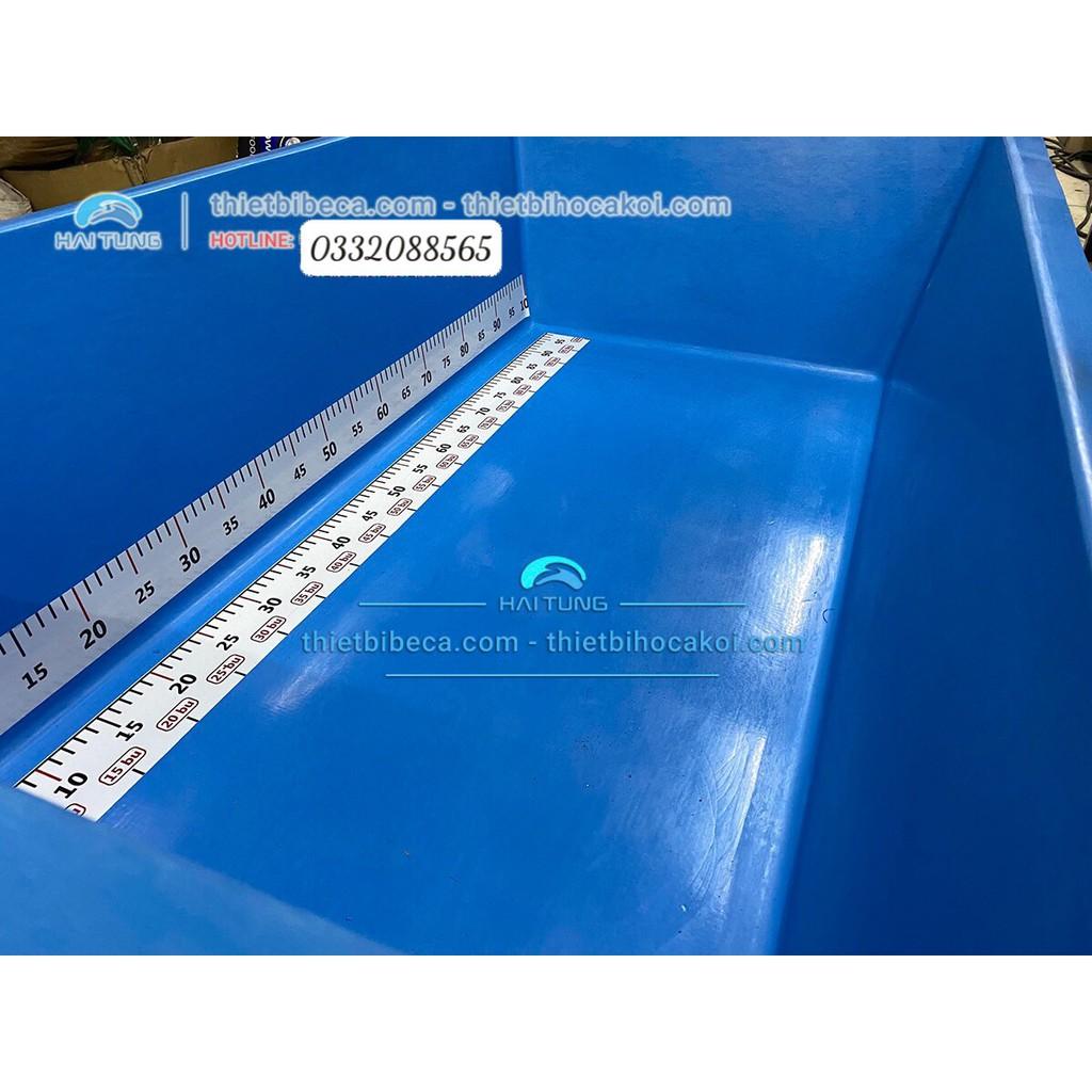 Tank nhựa đo cá composite- Thùng nhựa đo cá-Bồn đo cá koi chất liệu nhựa cao cấp