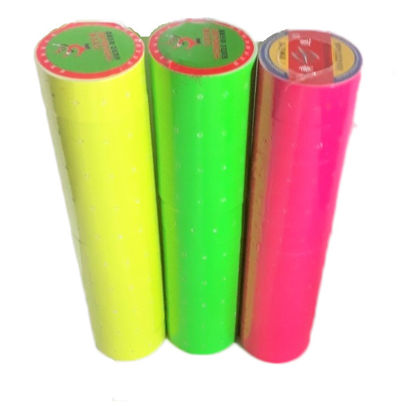 Lốc 10 cuộn giấy bấm giá màu