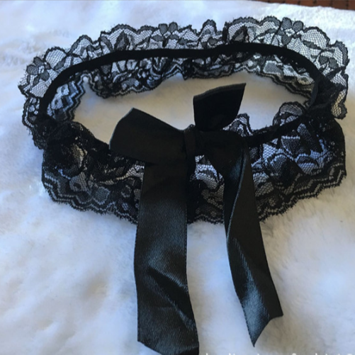 Combo 2 vòng ren đeo đùi đính nơ phong cách lolita ngây thơ và quyến rũ LYPK022