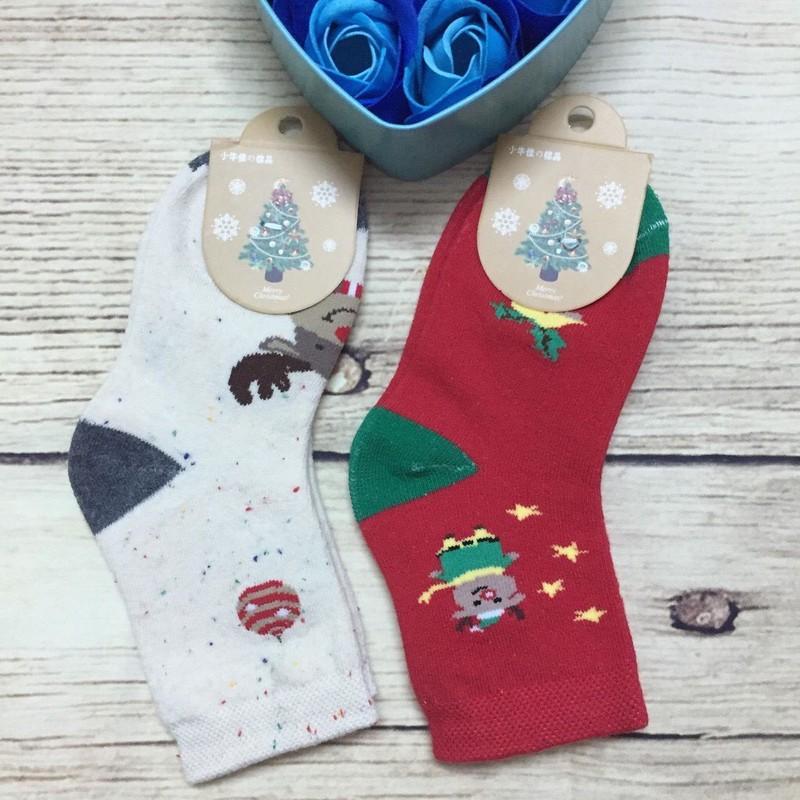 Set 10 Tất Họa Tiết Noel Cho Bé Yêu